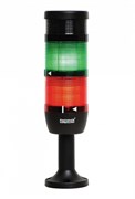 Сигнальная колонна EMAS 70мм, красная, зеленая 220V, светодиод LED, зуммер IK72L220ZM01