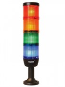 Сигнальная колонна EMAS 70мм, красная, желтая, зеленая, синяя, 24V, стробоскоп FLESH IK74F024XM01