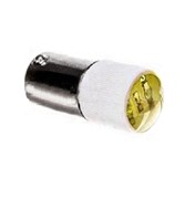 Светодиодная сигнальная лампа EMAS Ва9S 24B AC/DC желтая LED24S