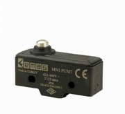 Мини-выключатель EMAS с коротким стальным плунжером MN1PUM7