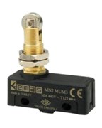 Мини-выключатель EMAS с роликом, плунжером по продольной оси с креплением на педали MN2MUM3