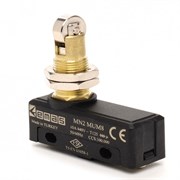 Мини-выключатель EMAS с коротким стальным плунжером и роликом Ф12мм MN2MUM8