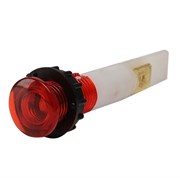 Сигнальная арматура EMAS 10мм красная с зажимами MS 6,3х0,8мм и неоновой лампой 230V AC S102NK