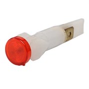 Сигнальная арматура EMAS 10мм красная без гайки, с неоновой лампой 230V AC S105NK