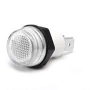 Сигнальная арматура EMAS 14мм белая с неоновой лампой 230V AC S140NB