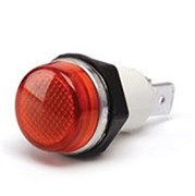 Сигнальная арматура EMAS 14мм красная с неоновой лампой 230V AC S140NK