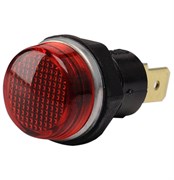 Сигнальная арматура EMAS 14мм красная с неоновой лампой 24V DC S140NK2