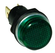 Сигнальная арматура EMAS 14мм зеленая с неоновой лампой 24V DC S140NY2