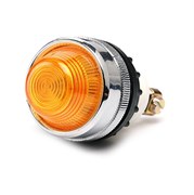 Сигнальная арматура EMAS 22мм желтая с конической линзой и неоновой лампой 230V AC S220NS
