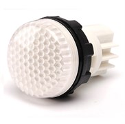 Сигнальная арматура EMAS 22мм белая с LED лампой 230V AC S222LB