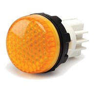Сигнальная арматура EMAS 22мм желтая с LED лампой 230V AC S222LS