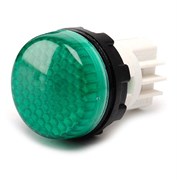 Сигнальная арматура EMAS 22мм зеленая с LED лампой 230V AC S222LY