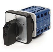 Трехфазный реверсивный переключатель полюсов EMAS (1-0-2) 63А PSA063KD334S