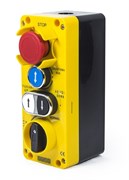 Пульт управления EMAS 3 кнопки, аварийная, 1 сдвоенная, 1 со стрелками, переключатель PA4403