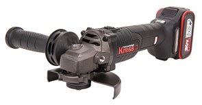 Аккумуляторная угловая шлифмашина Kress KU801 20В, 125мм, 4Ач х2, ЗУ 6А, кейс