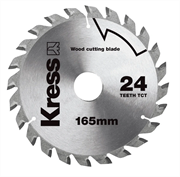 Диск твердосплавный по дереву Kress KA8208 24T TCT 165 мм