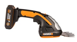 Аккумуляторные ножницы для стрижки травы и кустарников в комплекте с тяпкой WORX WG801E.5
