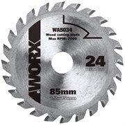 Твердосплавный пильный диск WORX WA5034 24Т 85x1,2x15 мм