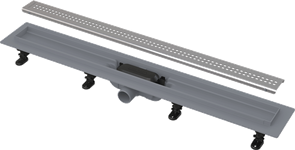 Душевой лоток AlcaPlast APZ9 Simple 950 мм, с порогами для решетки, нержавеющая сталь