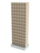 Стойка бежевая двусторонняя напольная  Стелла-техник 406-00-14-00-B