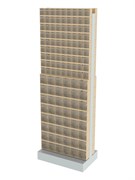 Стойка бежевая двусторонняя напольная Стелла-техник 406-09-08-00-B