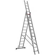 Трехсекционная алюминиевая лестница-стремянка CAGSAN TS205 3х12
