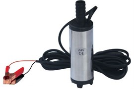 Электрический погружной насос для перекачки дизельного топлива UNILUBE 24V, с фильтром, d 38 KE3824