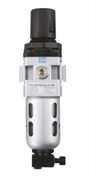 Воздушный фильтр-регулятор GROZ FRC 136134-MS Miniature 1/4", 550 л/мин, 9мл, металл GR60330