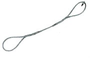 Строп канатный TOR УСК1 (СКП) г/п 1,0 т 3,5 м (заплётка), шт