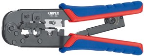 Обжимные клещи KNIPEX для опрессовки штекеров типа Western KN-975110