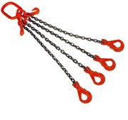 Строп цепной TOR 4СЦ г/п 31,5 т 11,5 м с укорачивающими и самозакрывающимися крюками, шт