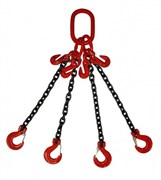 Строп цепной TOR 4СЦ г/п 2,36 т 3,5 м с укорачивающими крюками, шт