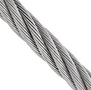 Стальной канат TOR ГОСТ 2172-80 6,4 мм 6х19+1х19 1023984