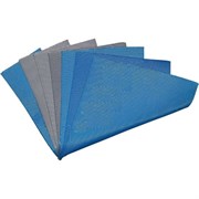 Лента полиэфирная ЛПЭП-180 180 мм для усиления огонов (синий), м