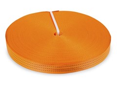 Лента текстильная для ремней TOR 35 мм 3000 кг (оранжевый, 2 полоски) (S), м