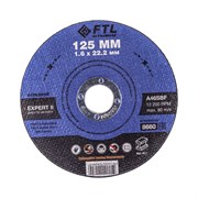 Отрезной круг по металлу FoxWeld FTL Expert II 125 х 1,6 х 22,2 мм A46SBF