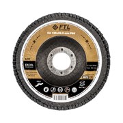 Лепестковый круг для шлифования по металлу FoxWeld FTL Excel 29 125 х 22,2 мм P60