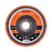 Лепестковый круг для шлифования по нержавеющей стали FoxWeld FTL Everest 27 125 х 22,2 мм P60