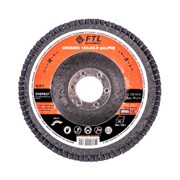 Лепестковый круг для шлифования по нержавеющей стали FoxWeld FTL Everest 27 125 х 22,2 мм P80
