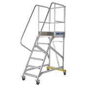 Разборная вышка-стремянка на колесах MEGAL ВС3-2,5 (300+150 кг)