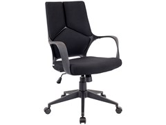 Кресло  Trio Black ткань черная низкая спинка S3650602010515