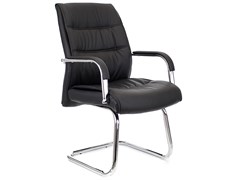Кресло посетителя  Bond CF экокожа черная S3650703000215