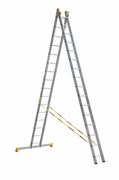 Алюминиевая двухсекционная лестница Алюмет Р2 2x16 9216