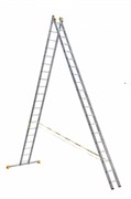 Алюминиевая двухсекционная лестница Алюмет Р2 2x20 9220