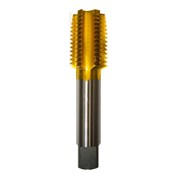 Машинно-ручной однопроходный метчик ПрофОснастка Эксперт №741 P6M5 HSS M2 TiN (6542), ISO 529 М30x1,5 50211116