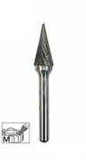 Борфреза твердосплавная ПрофОснастка Эксперт №555 тип M (конус) 16x25x70мм, хв. 6мм 861061625700