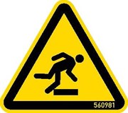 Знак "Внимание! Помехи на полу!", 5 шт. KRAUSE 202048