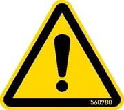 Знак "Внимание! Опасное место!", 5 шт. KRAUSE 202031