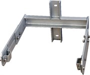 Стенной анкер Krause 350-550 мм для стали 837561