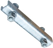 Крепления рельса Krause нержавеющая сталь 837332